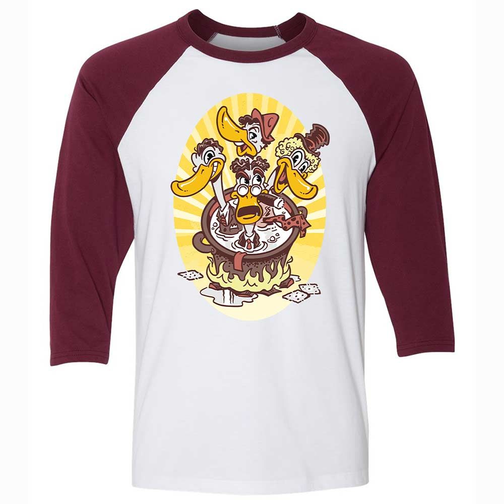 The Duck Brothers Soup - White/Maroon - 7