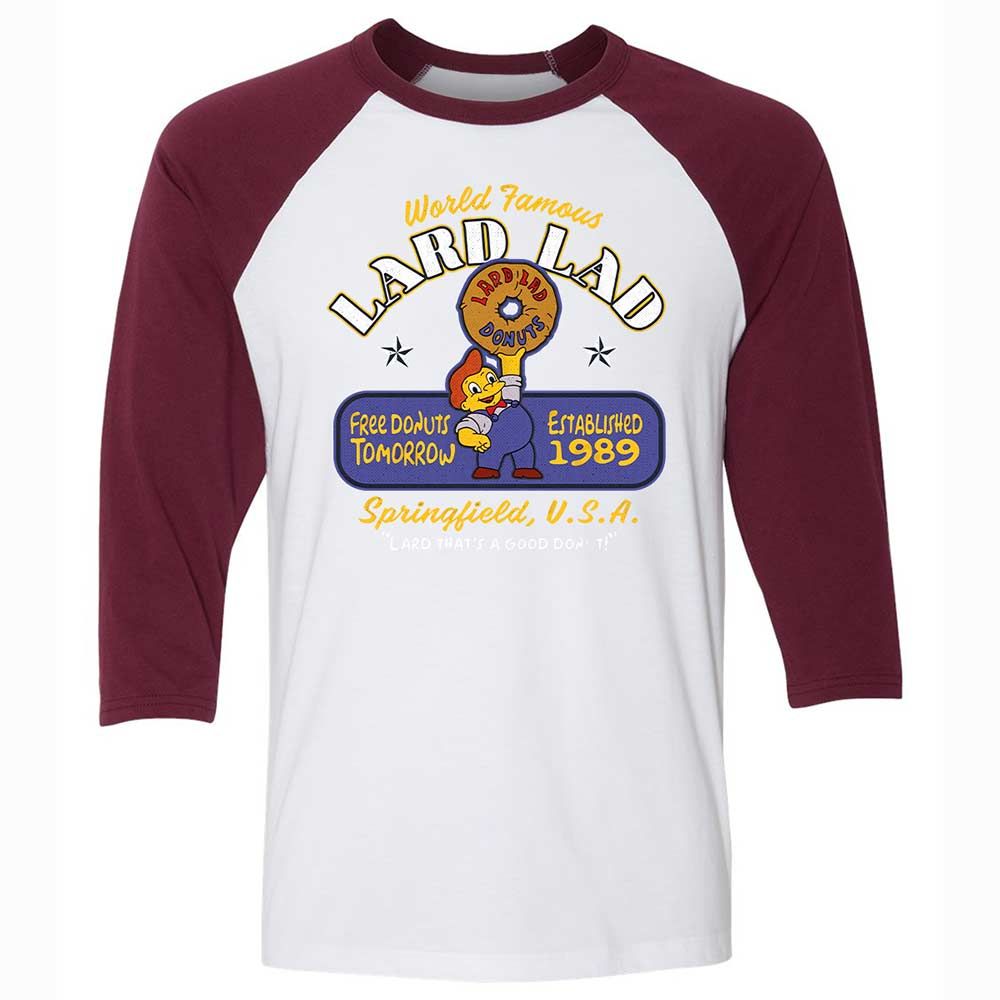 Unisex 3/4 Baseball Tee - 7GNV4PNK - White/Maroon - 7