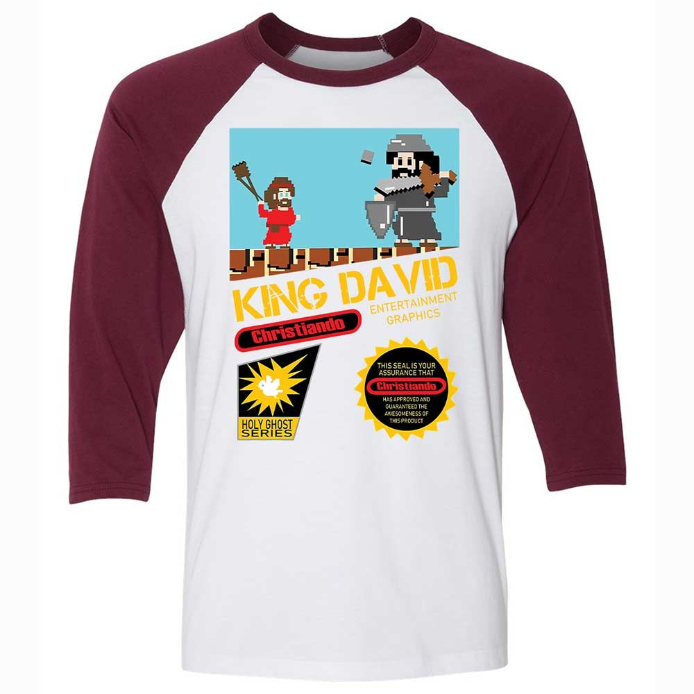 David Vs Goliath Cool Christian - White/Maroon - 7