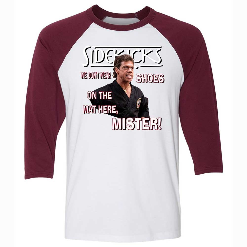 Unisex 3/4 Baseball Tee - XUGM5BJK - White/Maroon - 7