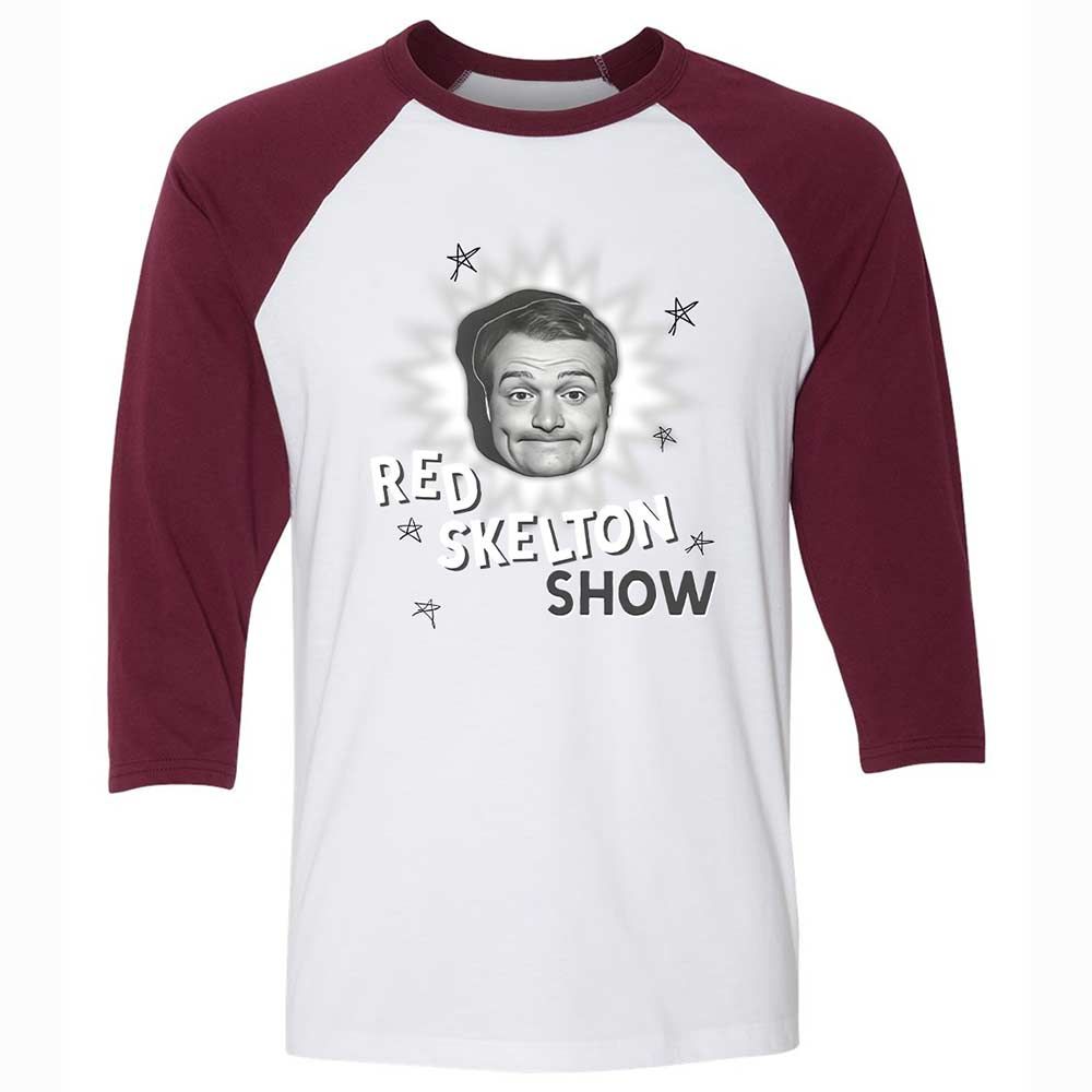 Unisex 3/4 Baseball Tee - PDTYMUXV - White/Maroon - 7