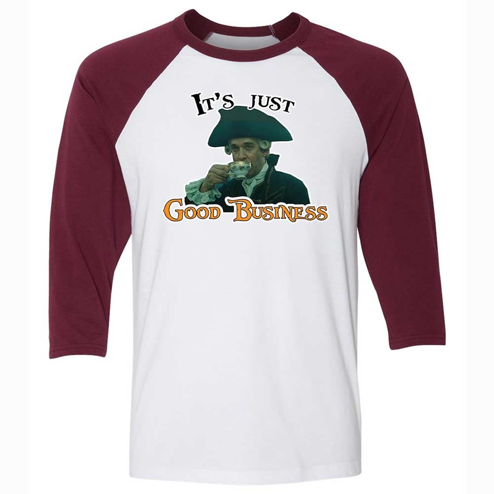 Unisex 3/4 Baseball Tee - LQPDCFJS - White/Maroon - 7