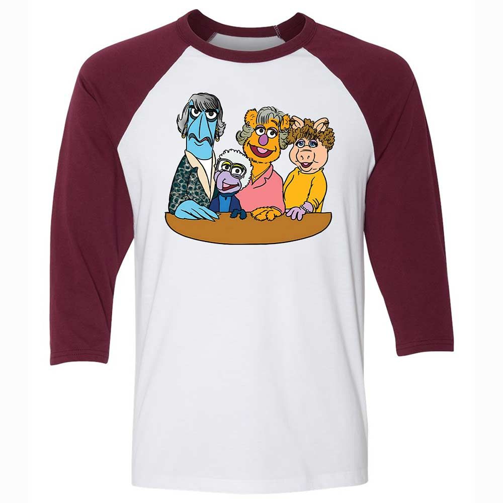 Unisex 3/4 Baseball Tee - DEKEHJBN - White/Maroon - 7