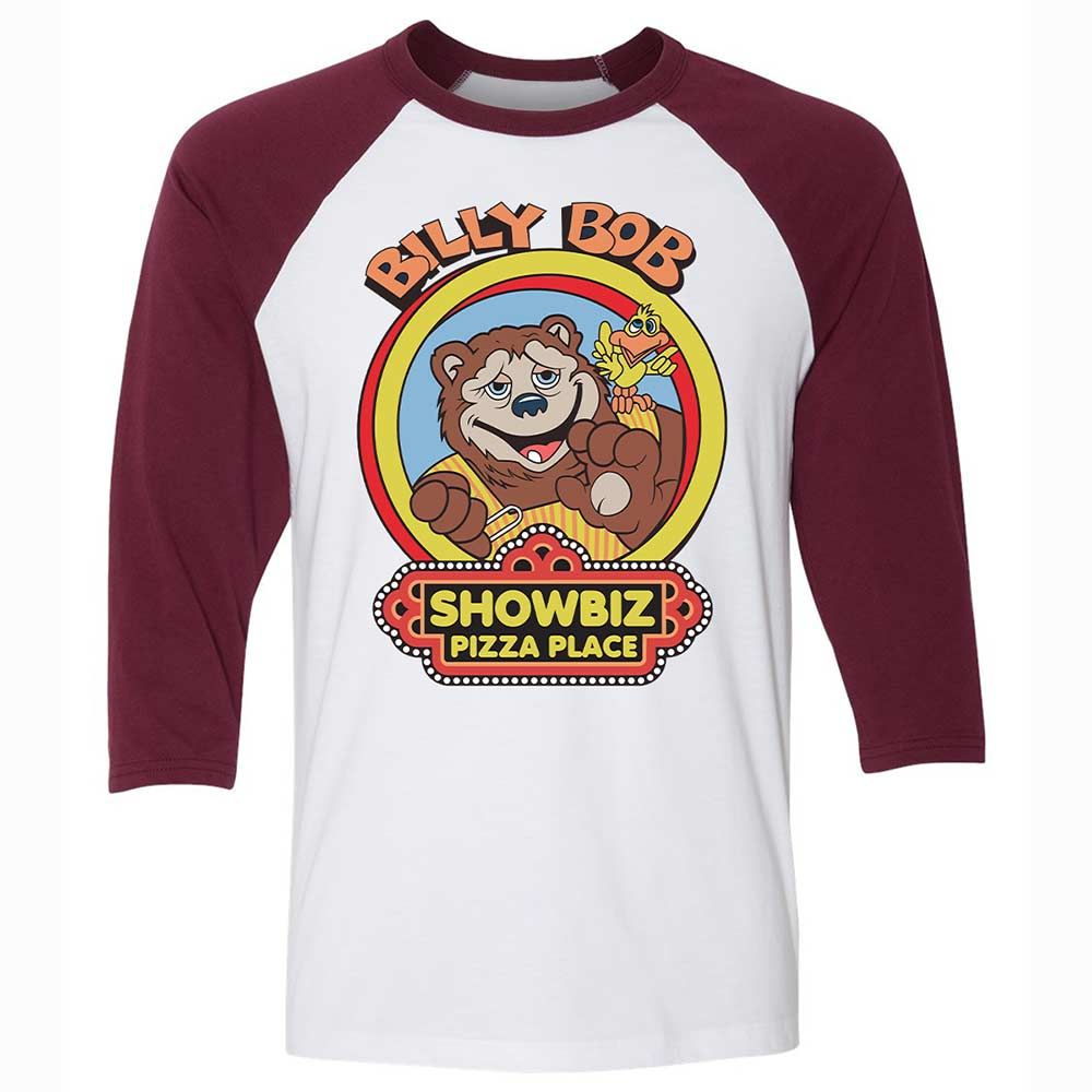 Big Bear Pizza Place - White/Maroon - 7