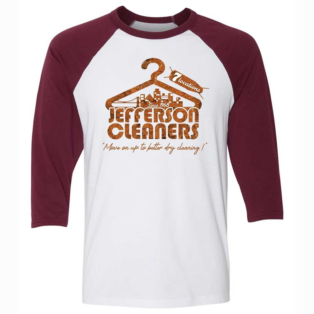 Unisex 3/4 Baseball Tee - XWF1TBD3 - White/Maroon - 7