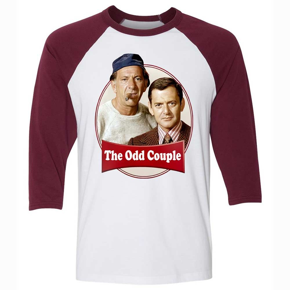 Unisex 3/4 Baseball Tee - ZA79EATU - White/Maroon - 7