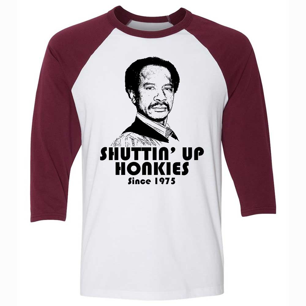 Unisex 3/4 Baseball Tee - F4RNWLNV - White/Maroon - 7