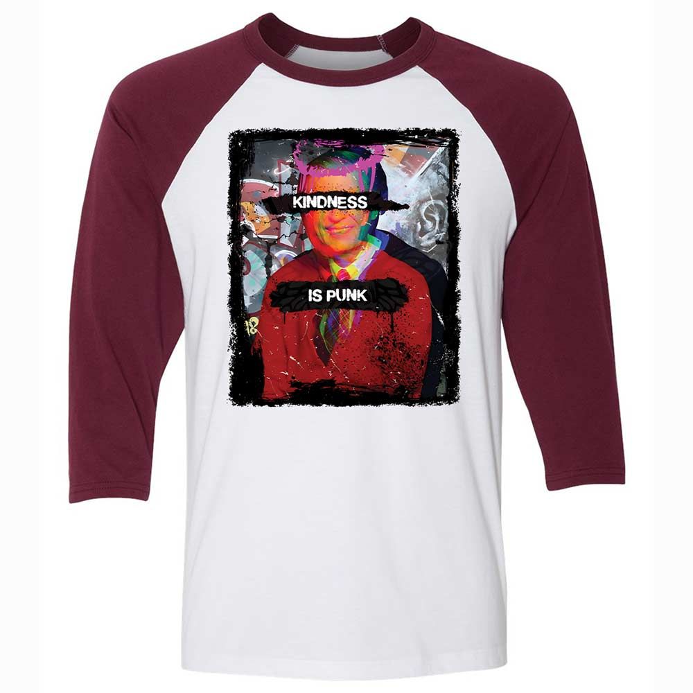 Kindness is Punk - White/Maroon - 7