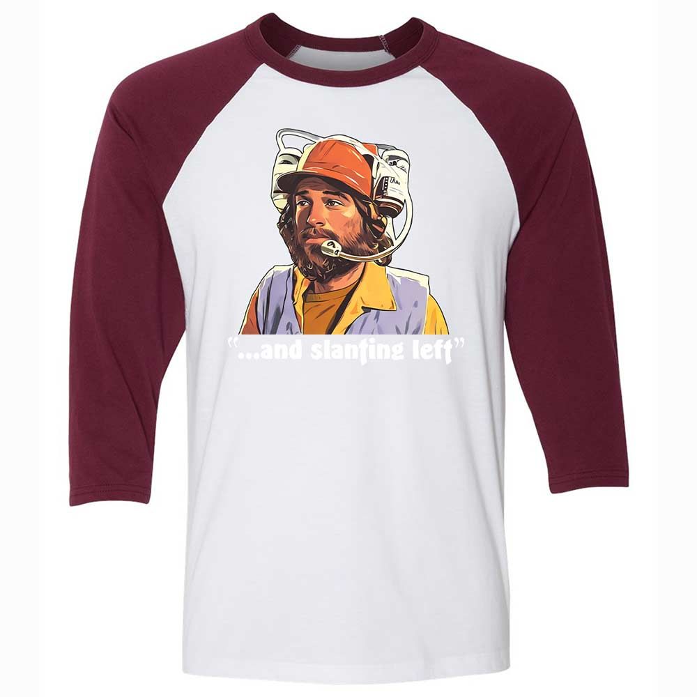 Unisex 3/4 Baseball Tee - Z16CYQY3 - White/Maroon - 7