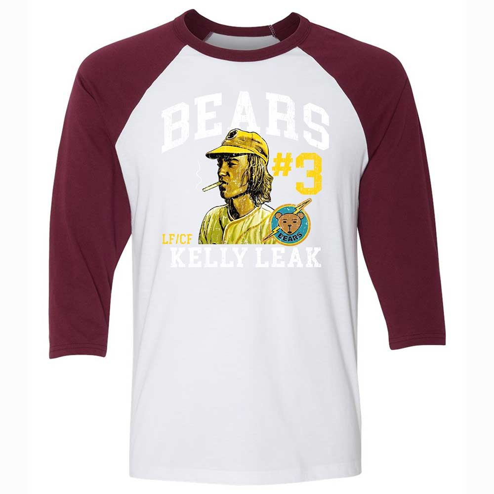Baseball Kelly Leak - White/Maroon - 7