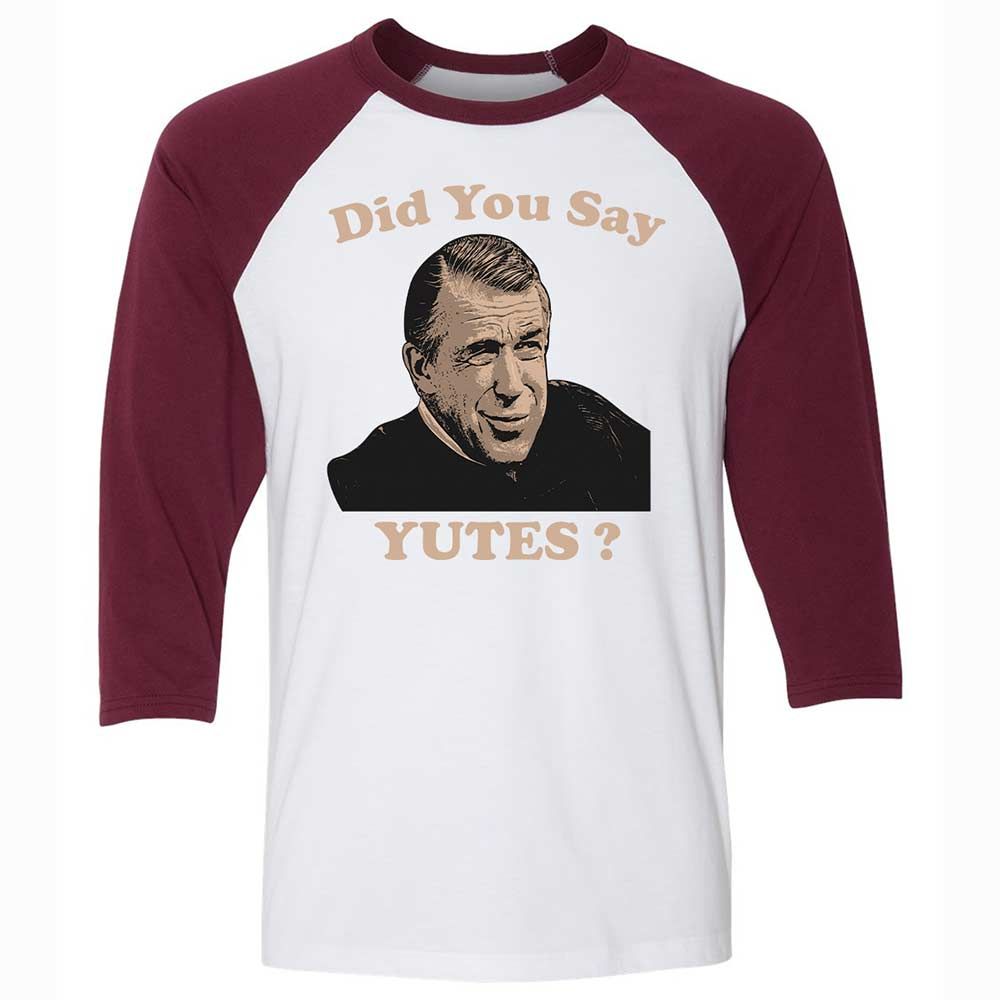 Unisex 3/4 Baseball Tee - 7PQA3V2N - White/Maroon - 7