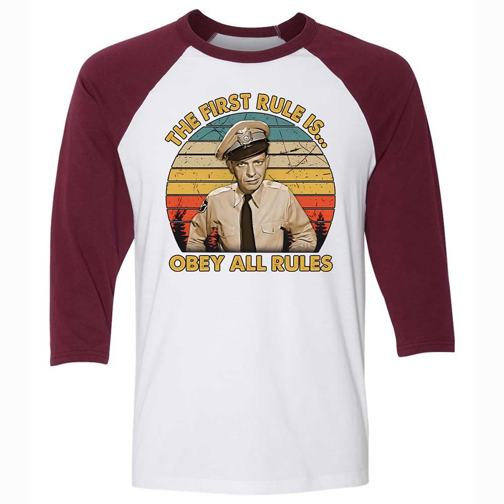 Unisex 3/4 Baseball Tee - 2W4NTQK9 - White/Maroon - 7