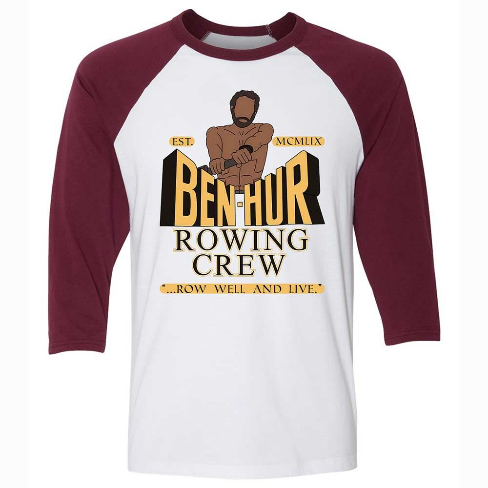 Row well and live - White/Maroon - 7
