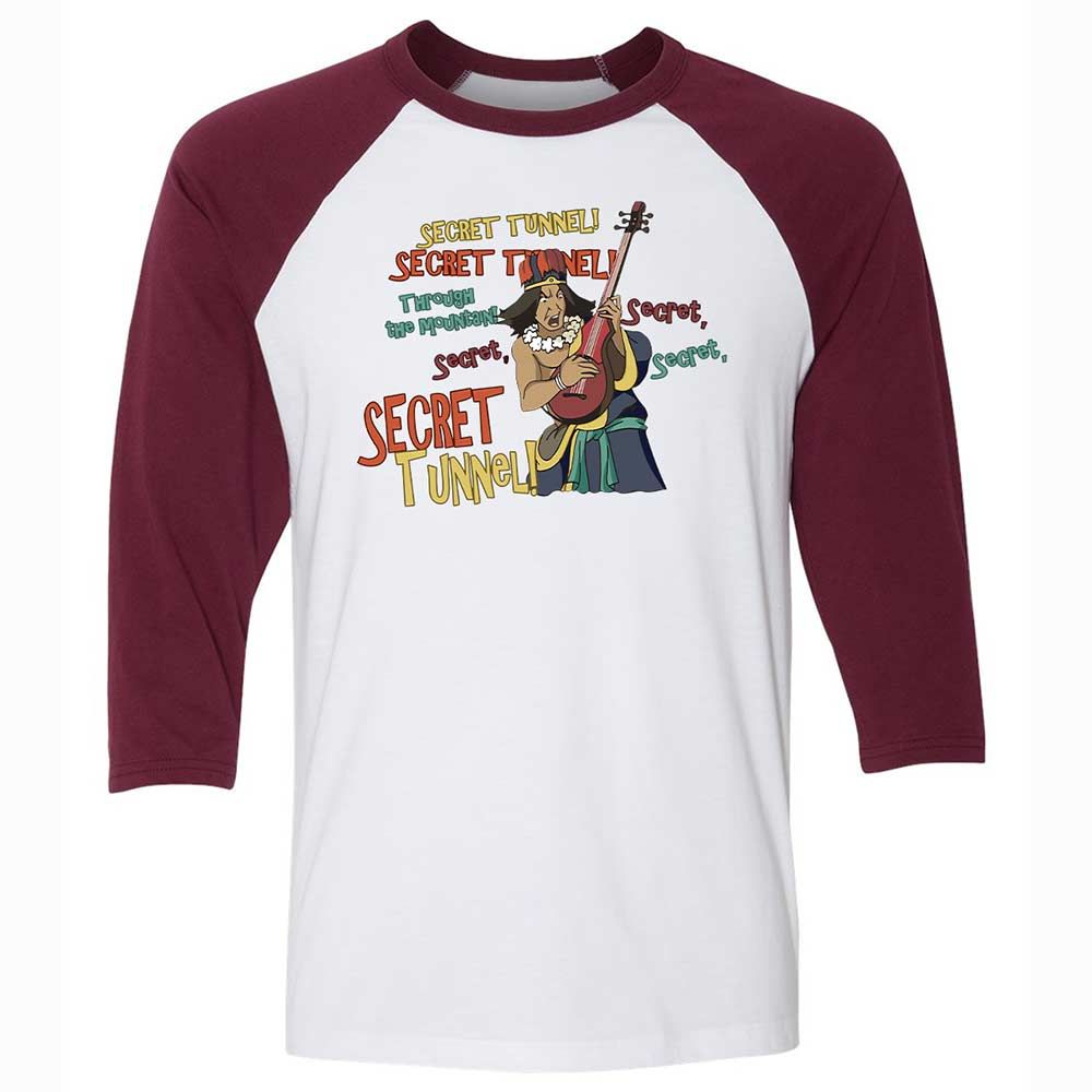 Unisex 3/4 Baseball Tee - 6M9RWTLA - White/Maroon - 7