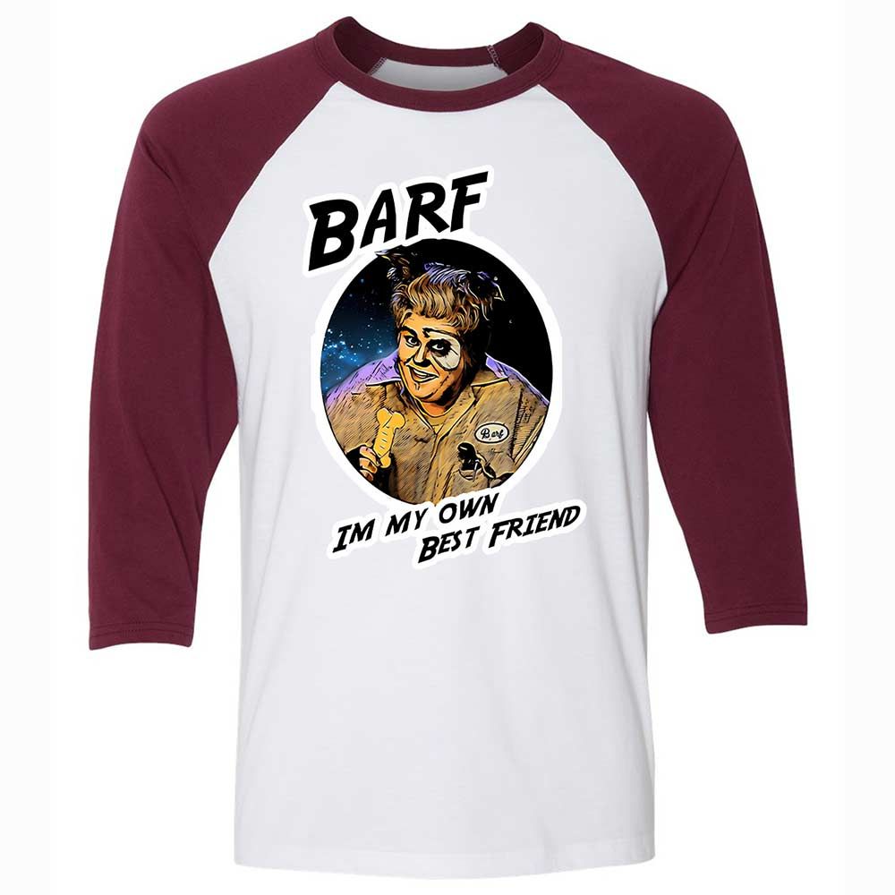 I'm my own best friend - White/Maroon - 7