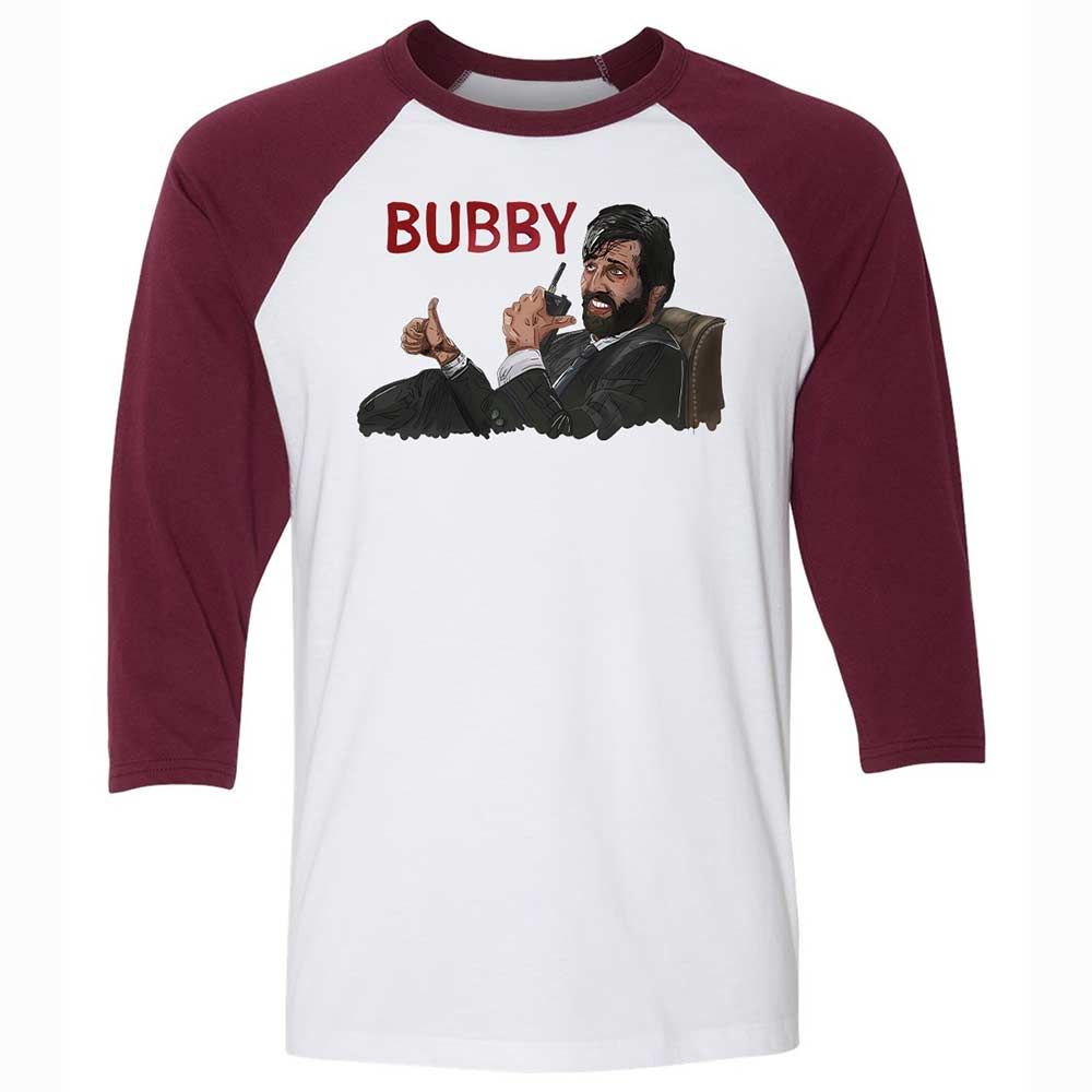 Unisex 3/4 Baseball Tee - WCCSACKY - White/Maroon - 7
