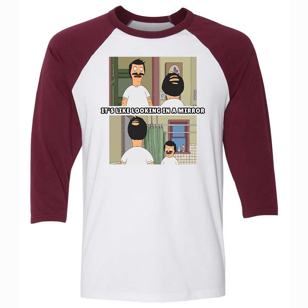 It's like looking in a mirror - White/Maroon - 7