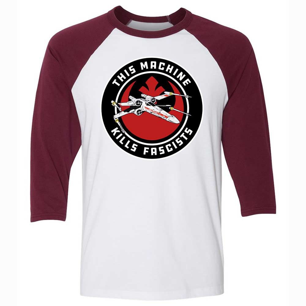 This Machine Kills Fascists - White/Maroon - 7