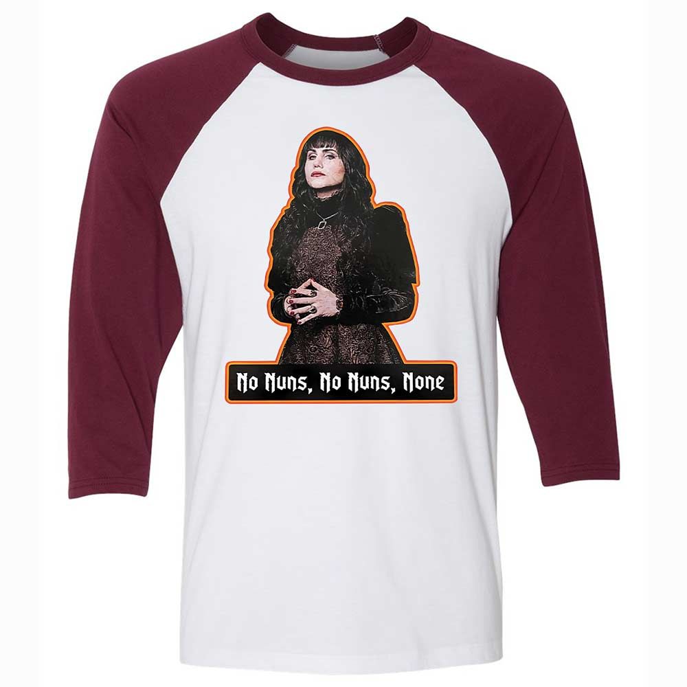 Unisex 3/4 Baseball Tee - N1G16FMV - White/Maroon - 7