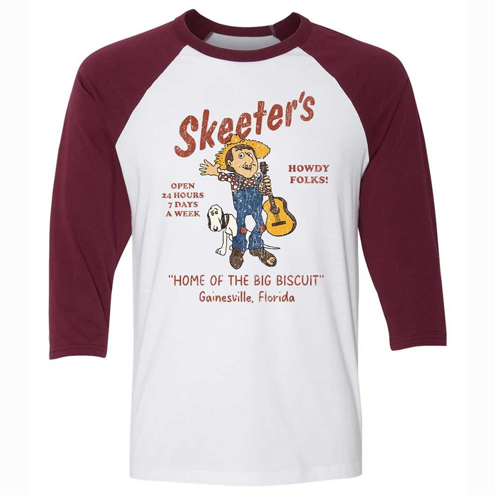 Skeeter's Big Biscuit - White/Maroon - 7