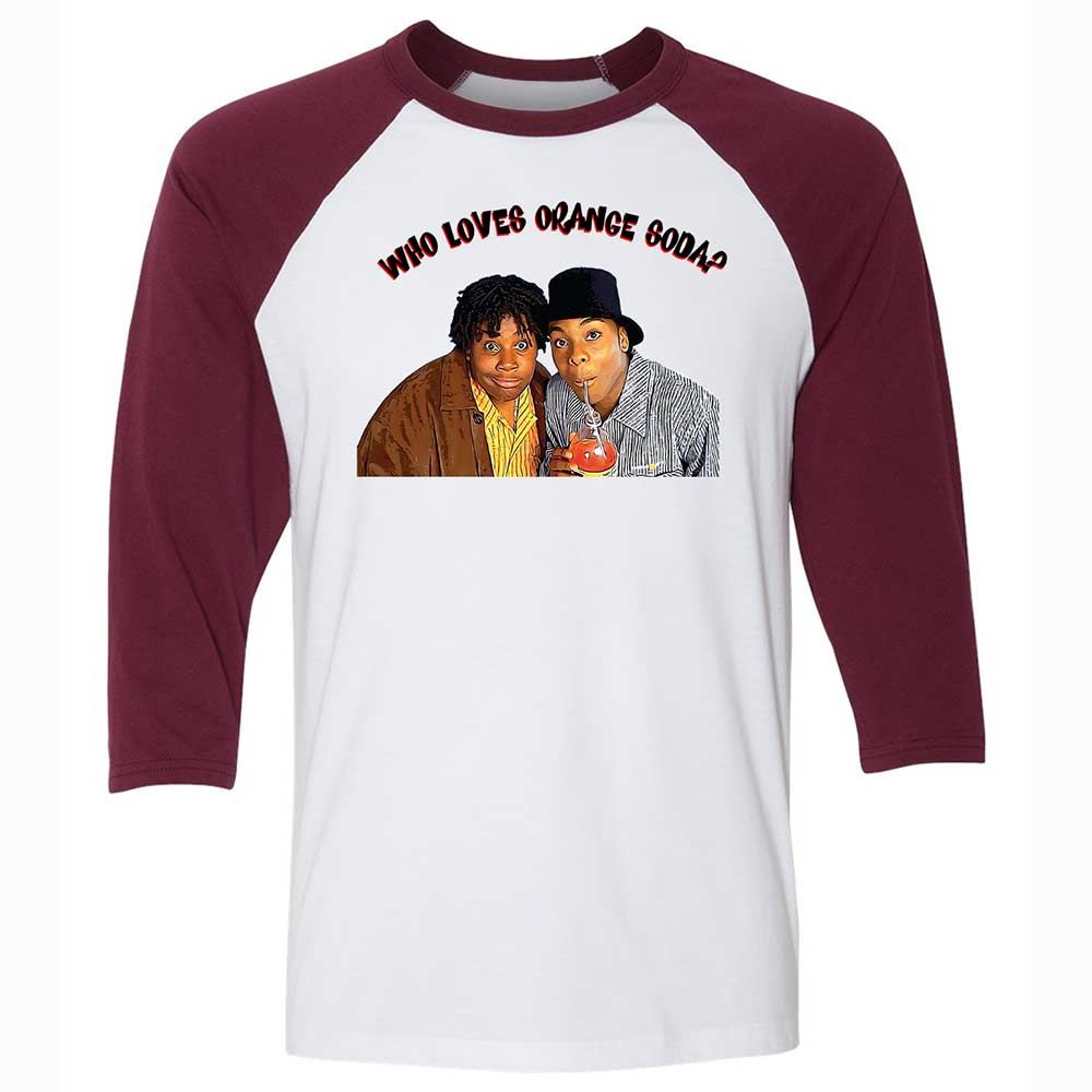 Unisex 3/4 Baseball Tee - KD9YX44L - White/Maroon - 7