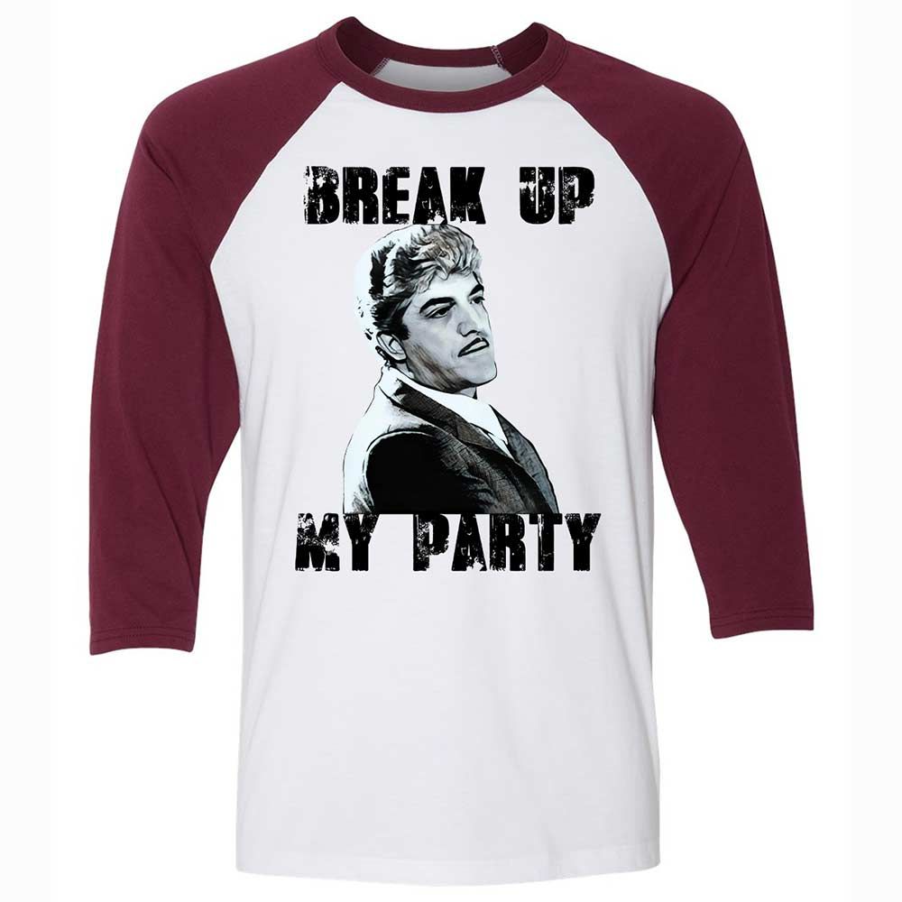 Unisex 3/4 Baseball Tee - BQ1B5HFJ - White/Maroon - 7