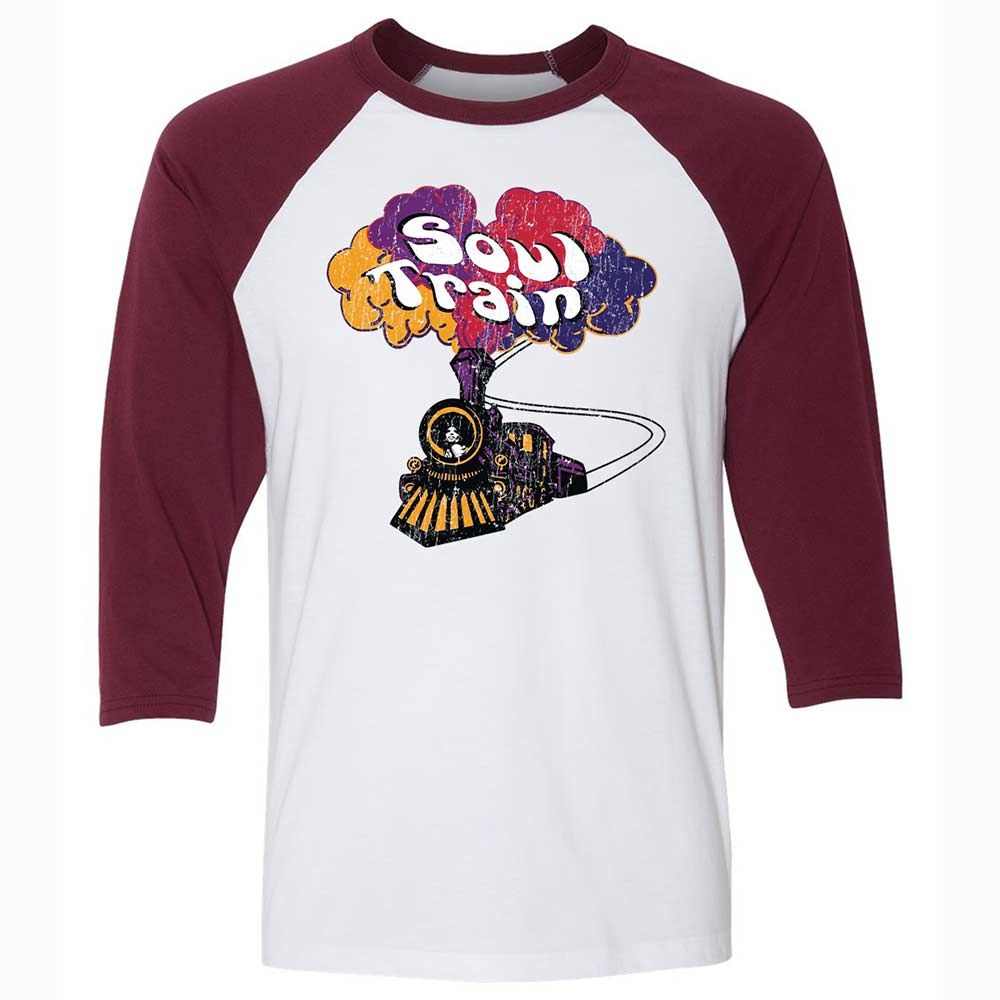 Unisex 3/4 Baseball Tee - K5JWLMM4 - White/Maroon - 7