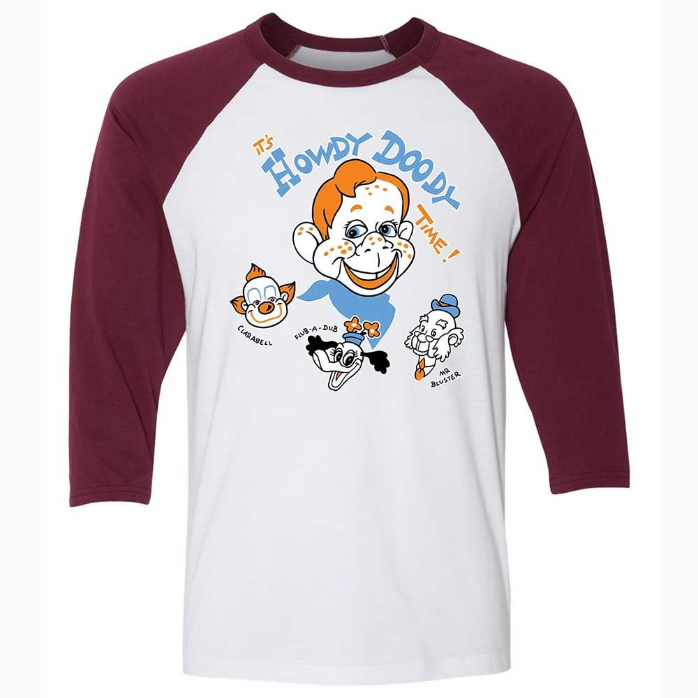 Howdy Doody - White/Maroon - 7