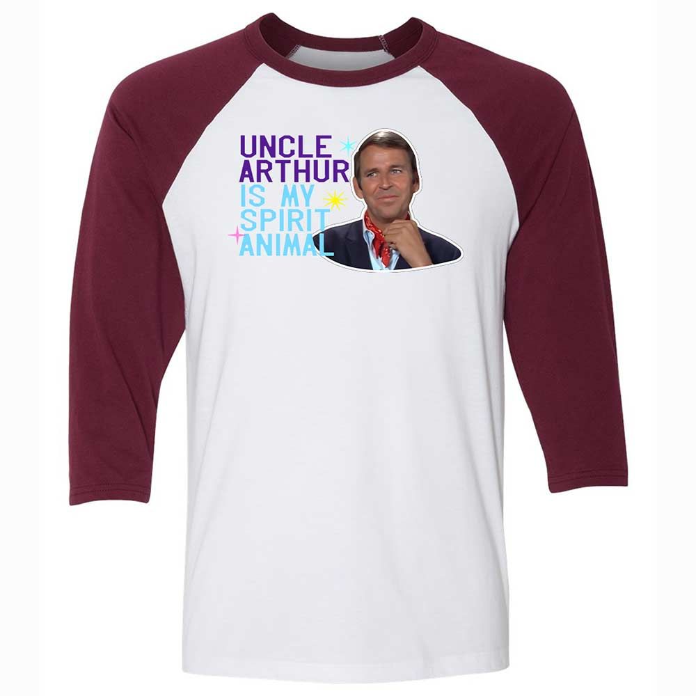Unisex 3/4 Baseball Tee - 5C7PJHUL - White/Maroon - 7
