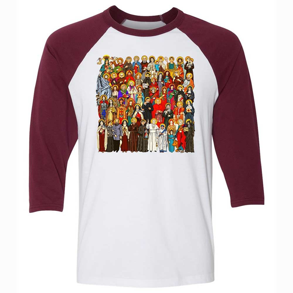 Saints, All saints - White/Maroon - 7