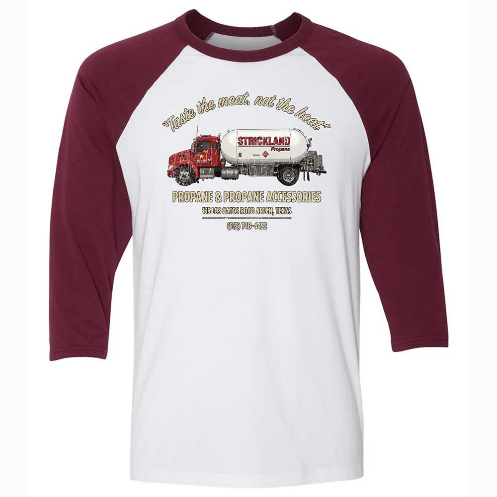 Unisex 3/4 Baseball Tee - FW3H6PXV - White/Maroon - 7