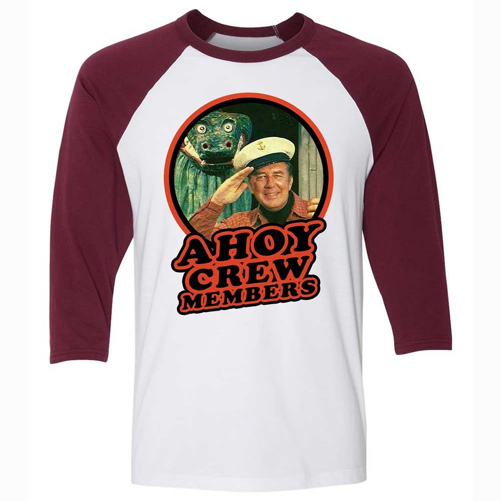 Unisex 3/4 Baseball Tee - 4USJLCKS - White/Maroon - 7