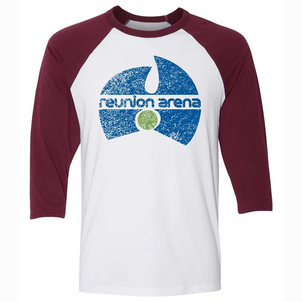 Unisex 3/4 Baseball Tee - NGQK4Y59 - White/Maroon - 7