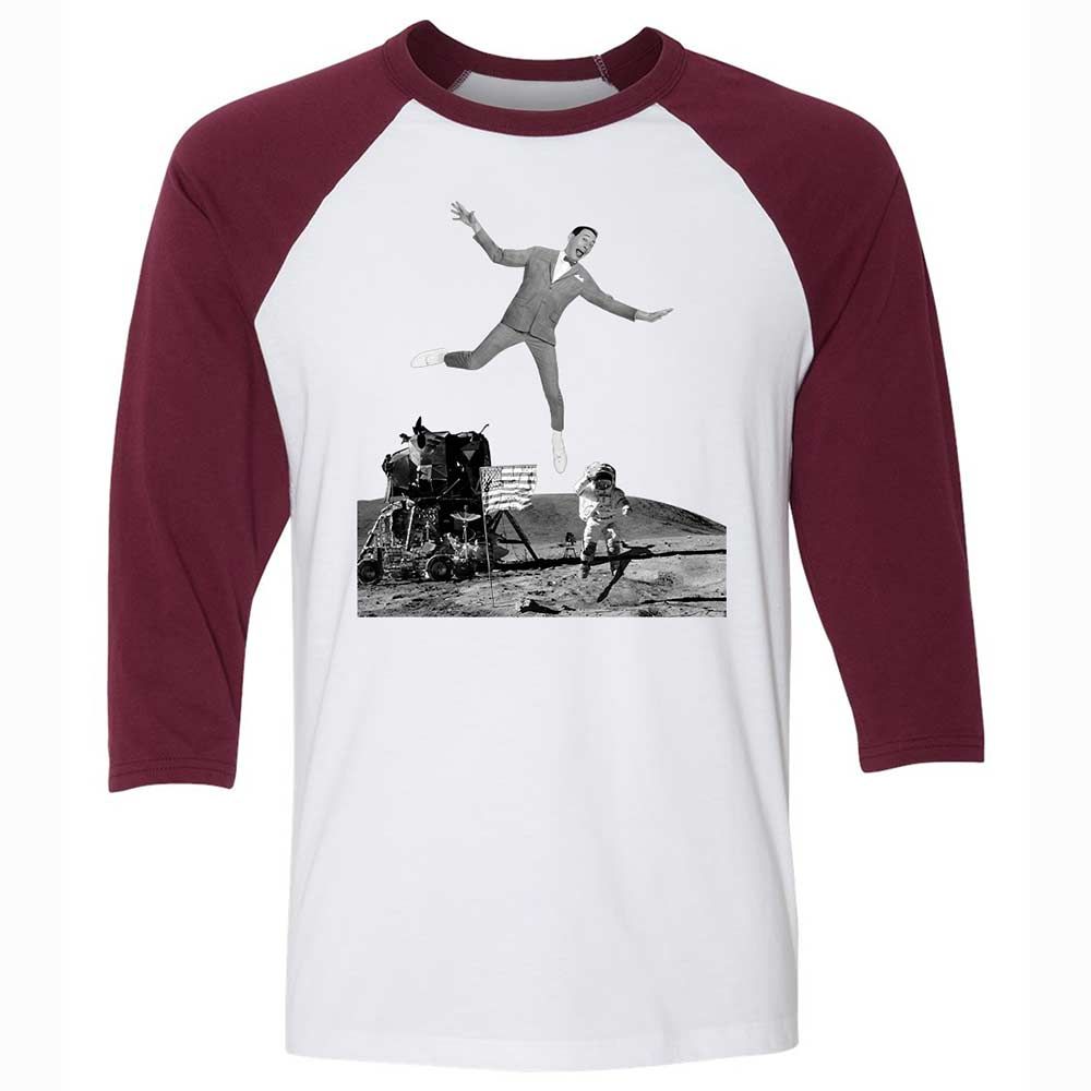 Unisex 3/4 Baseball Tee - MMTEZH6B - White/Maroon - 7