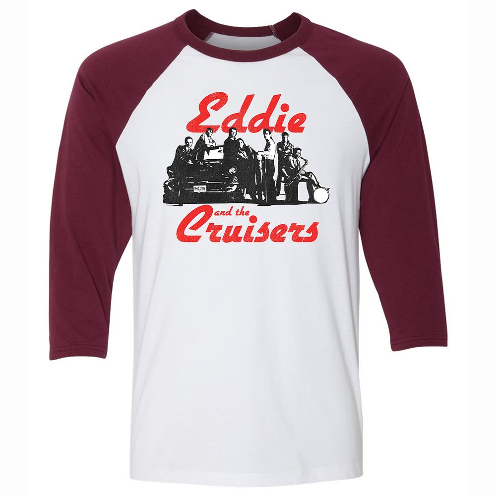Eddie and the Cruisers - White/Maroon - 7