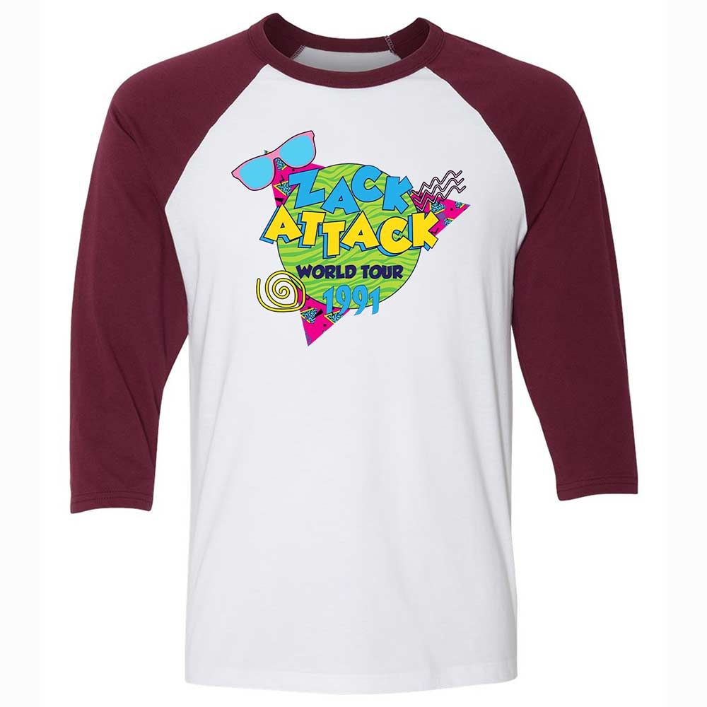 Zack Attack - White/Maroon - 7