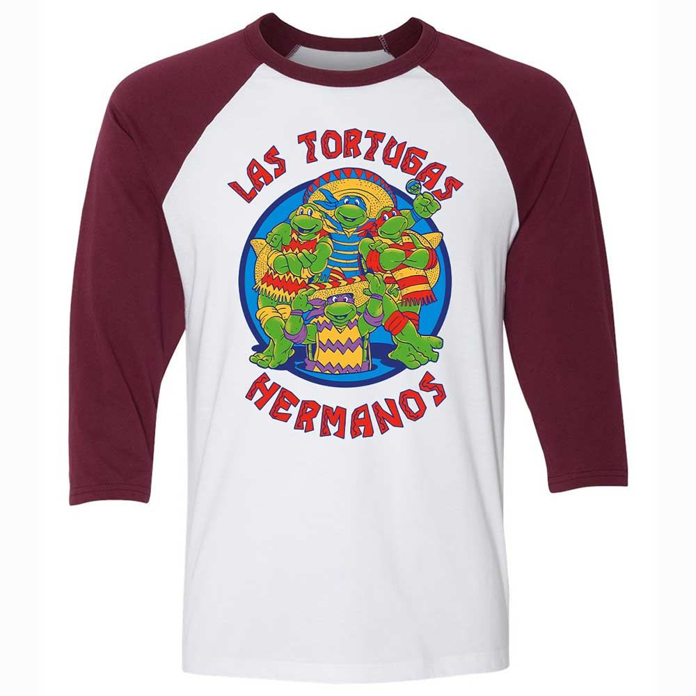 Las Tortugas Hermanos - White/Maroon - 7