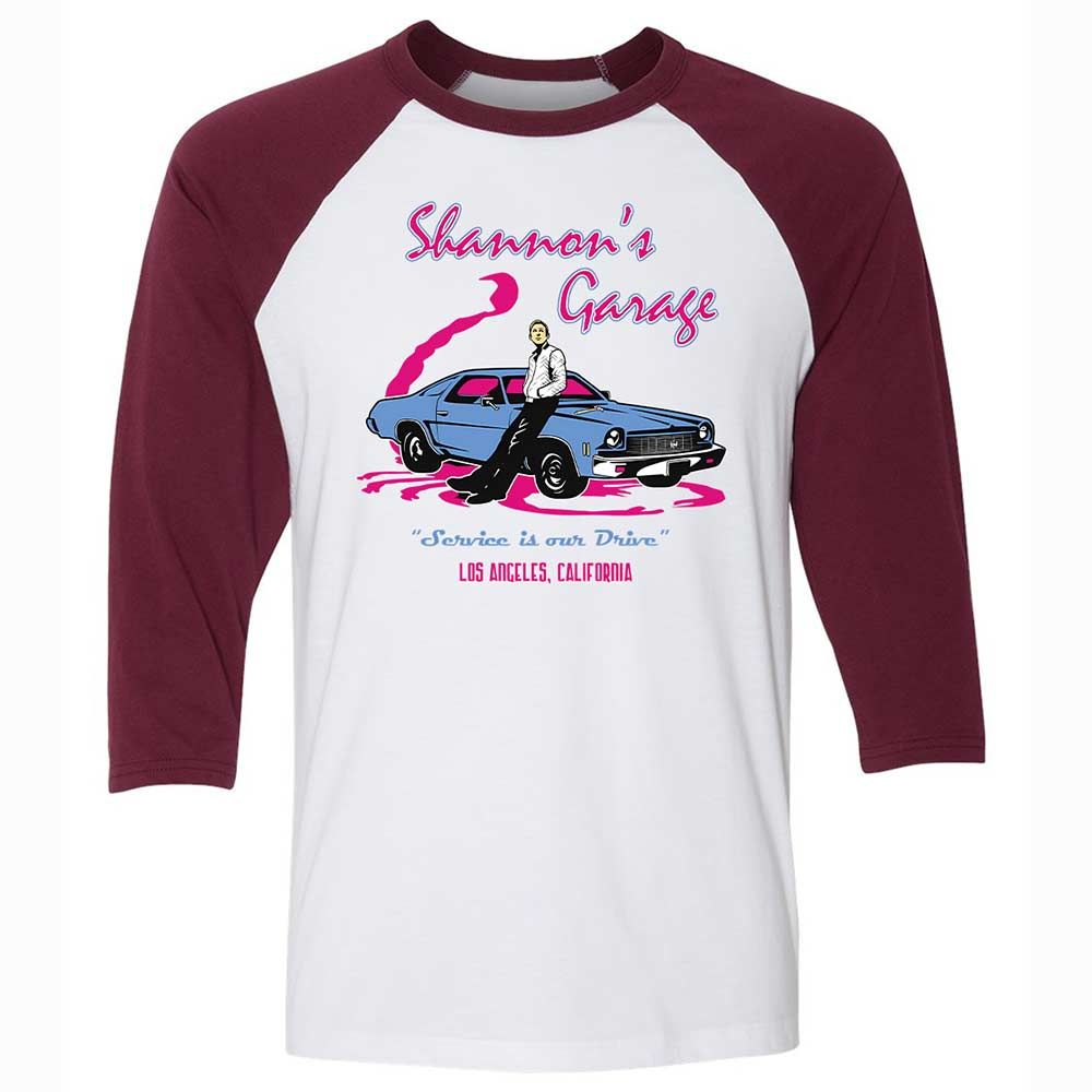 Shannon's Garage - White/Maroon - 7