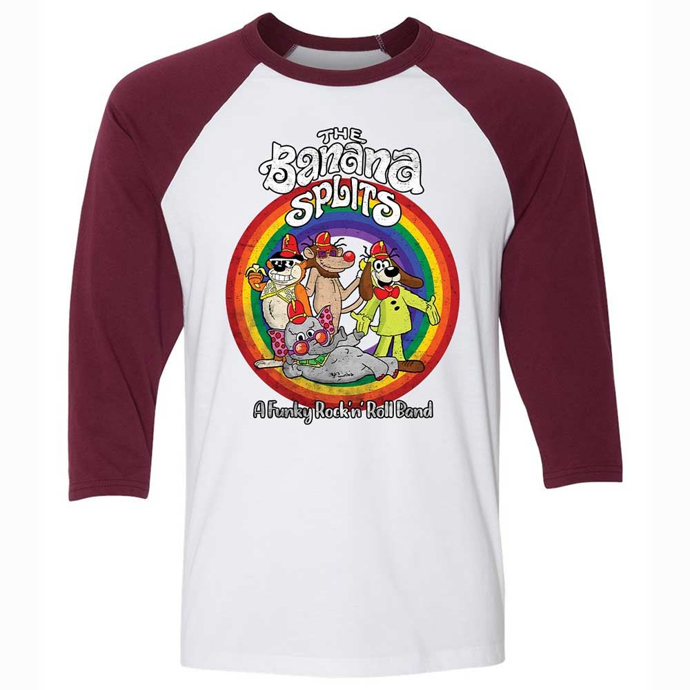 The Banana Splits - White/Maroon - 7