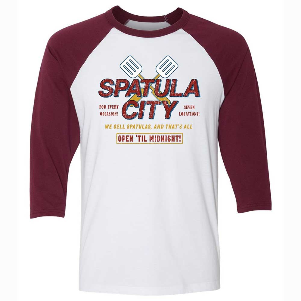 Unisex 3/4 Baseball Tee - STPL2X33 - White/Maroon - 7