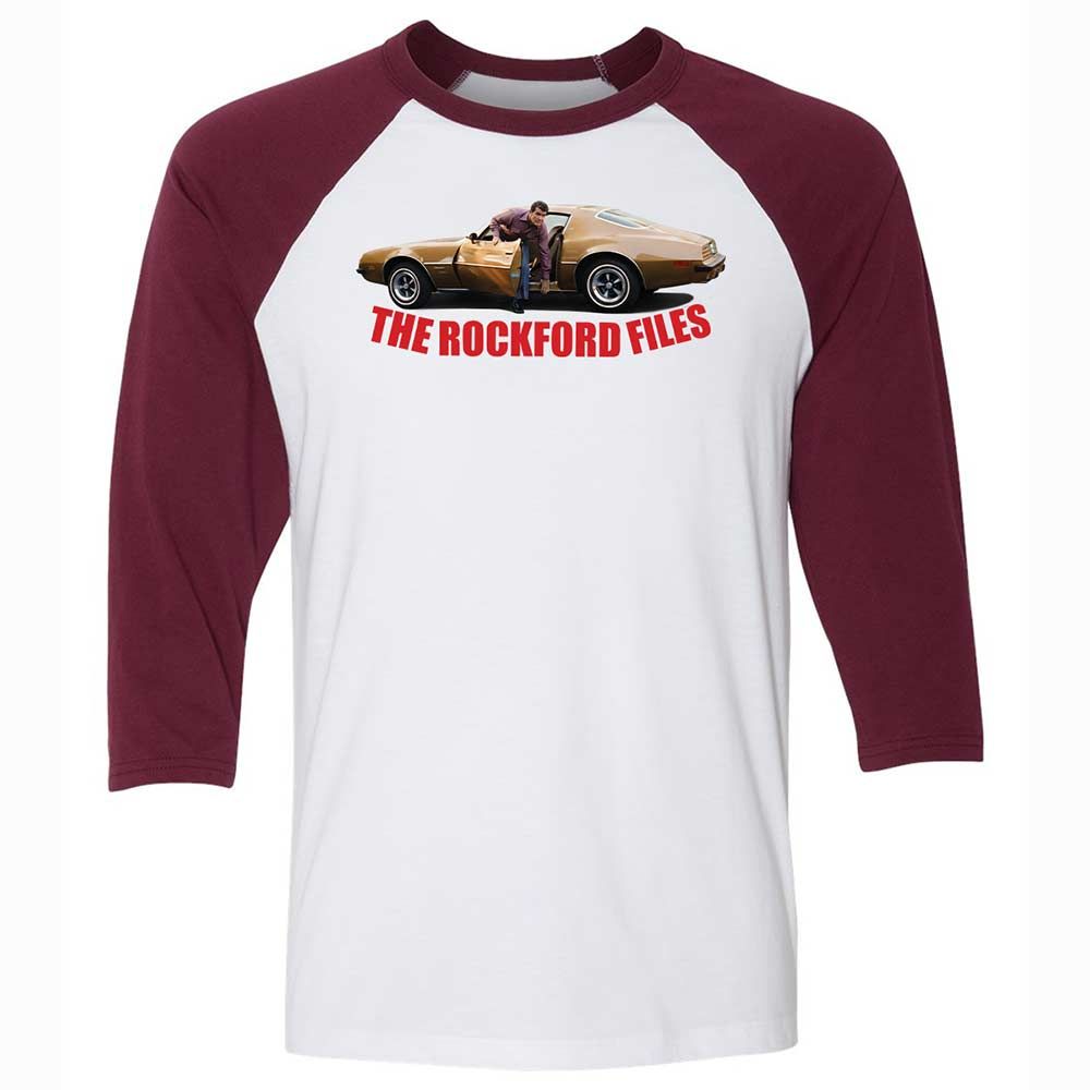 Unisex 3/4 Baseball Tee - X1UZQJ6N - White/Maroon - 7
