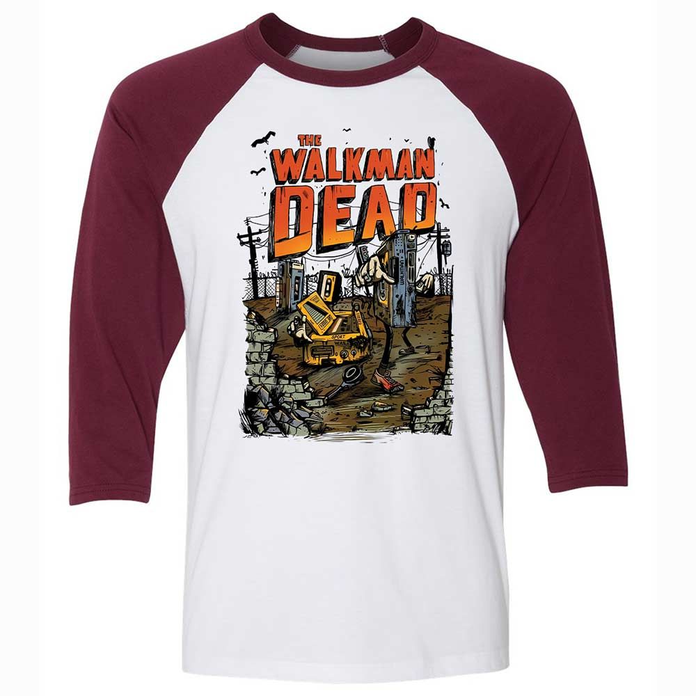 The Walkman Dead - White/Maroon - 7