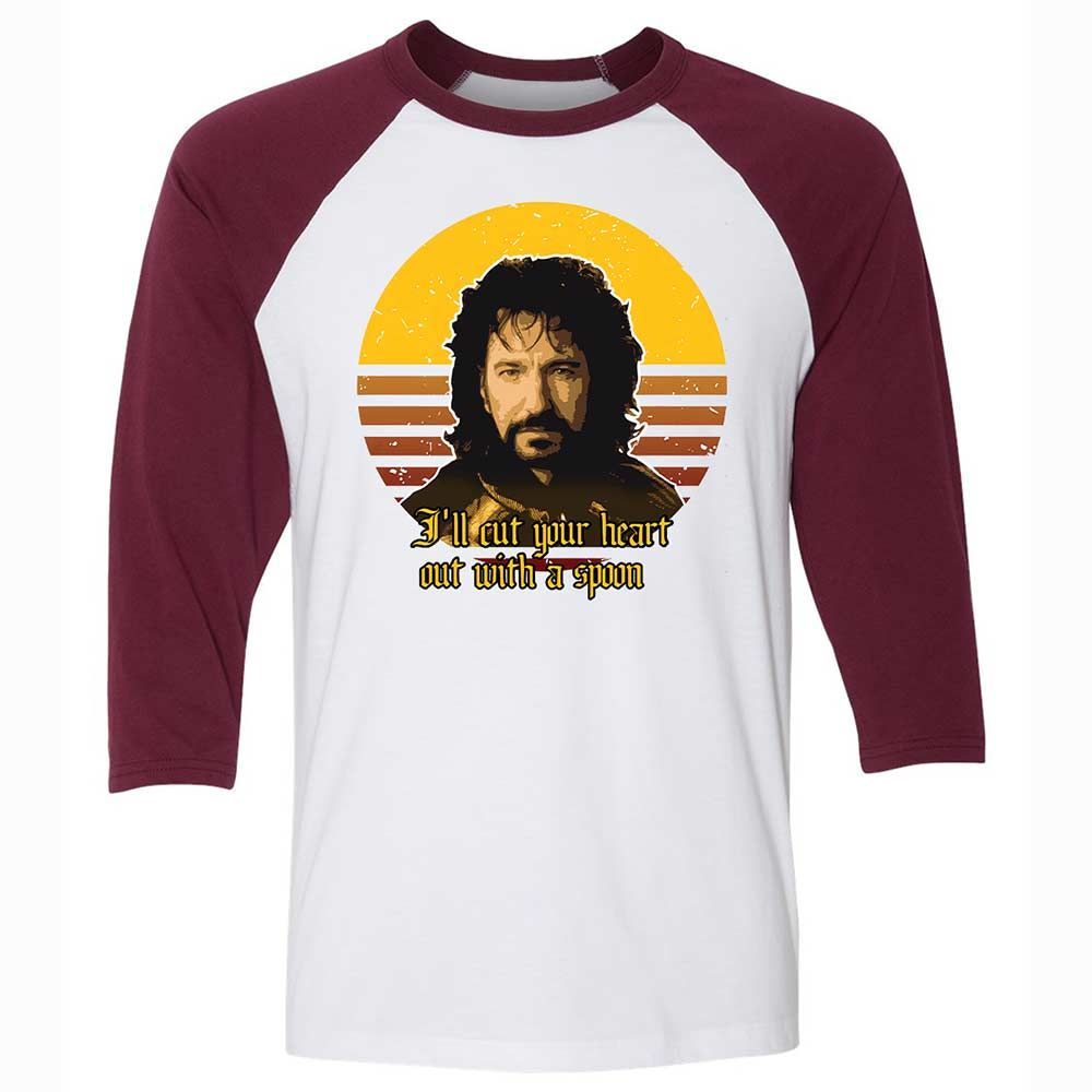 I'll Cut Your Heart Out - White/Maroon - 7