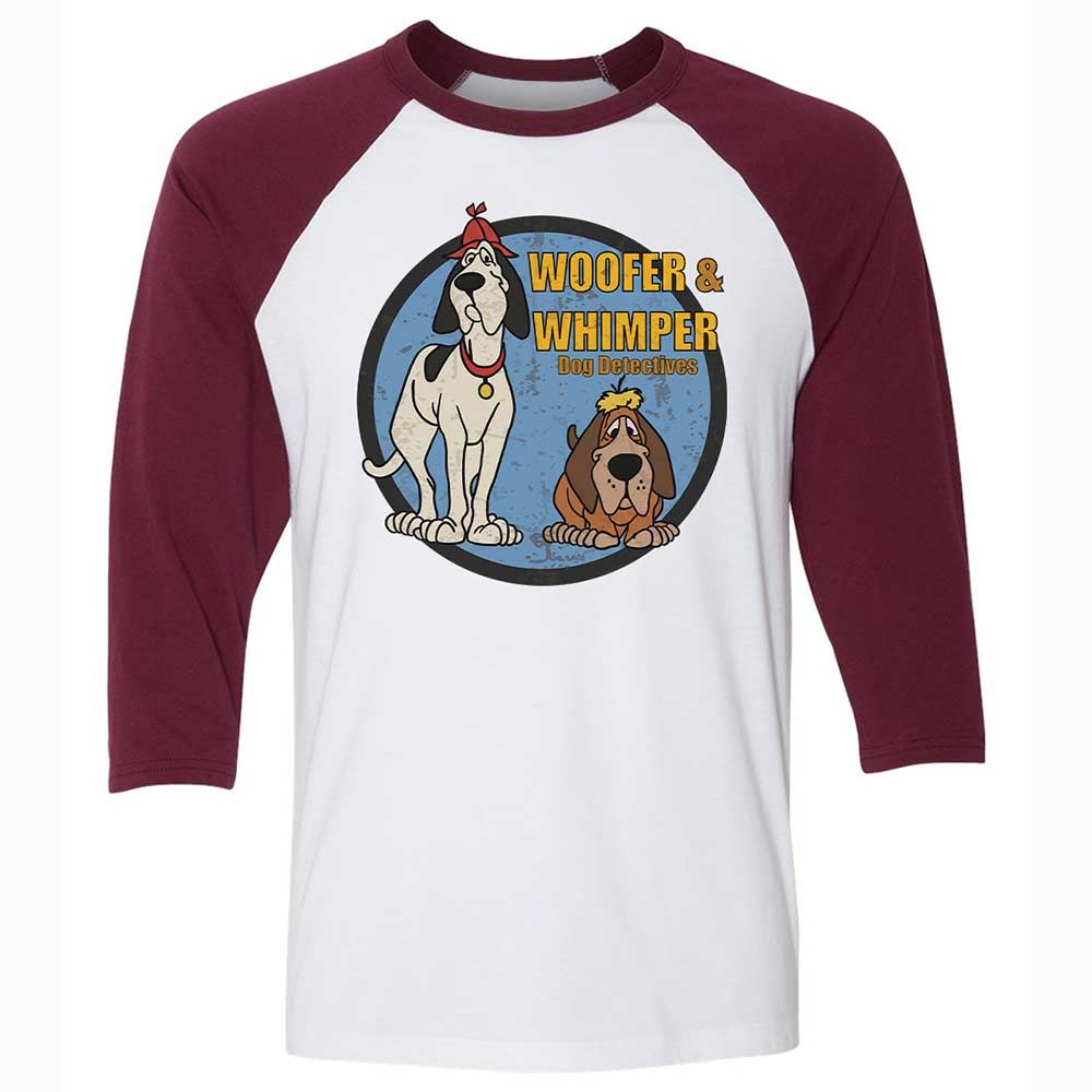 Unisex 3/4 Baseball Tee - H2915G67 - White/Maroon - 7
