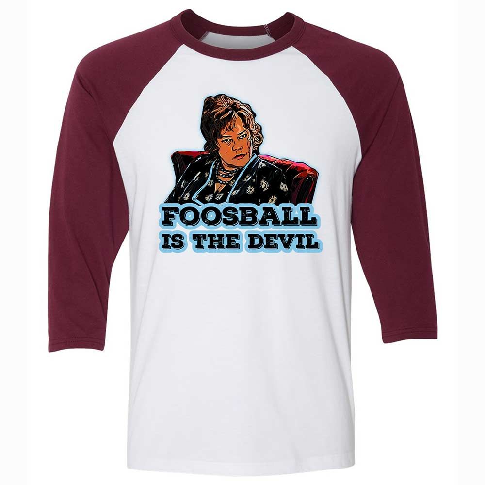 Unisex 3/4 Baseball Tee - A6UG2GMX - White/Maroon - 7