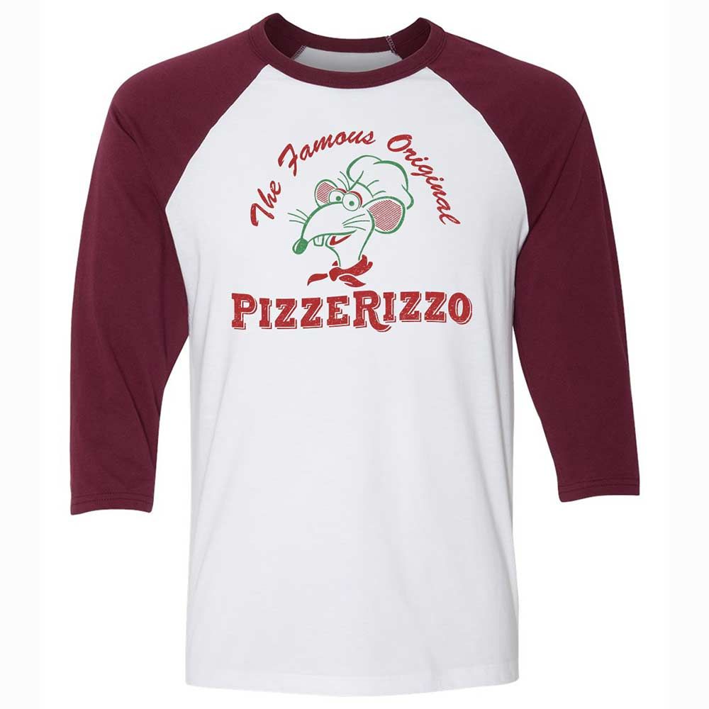 Unisex 3/4 Baseball Tee - LTVY6D3H - White/Maroon - 7