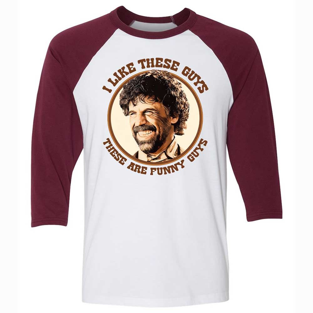 Unisex 3/4 Baseball Tee - GQW1269R - White/Maroon - 7