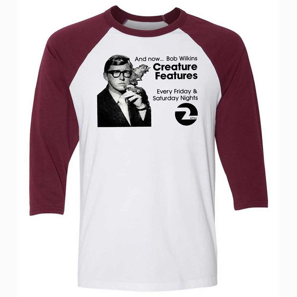 Bob Wilkins Creature Features - White/Maroon - 7