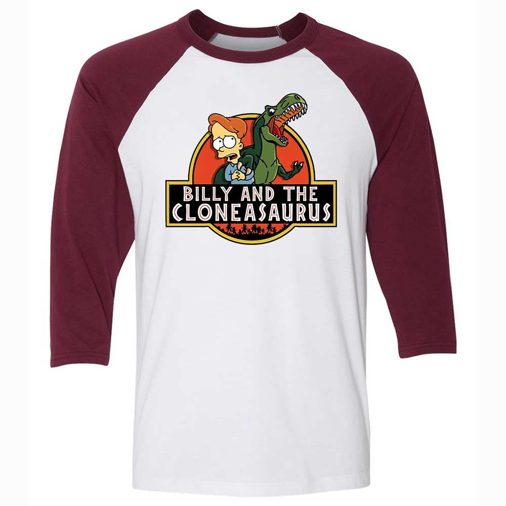 Billy And The Cloneasaurus - White/Maroon - 7