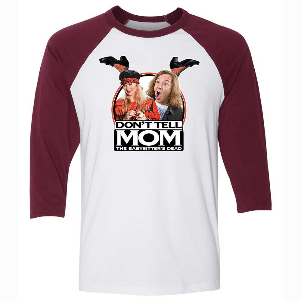 Unisex 3/4 Baseball Tee - MFTC3P26 - White/Maroon - 7